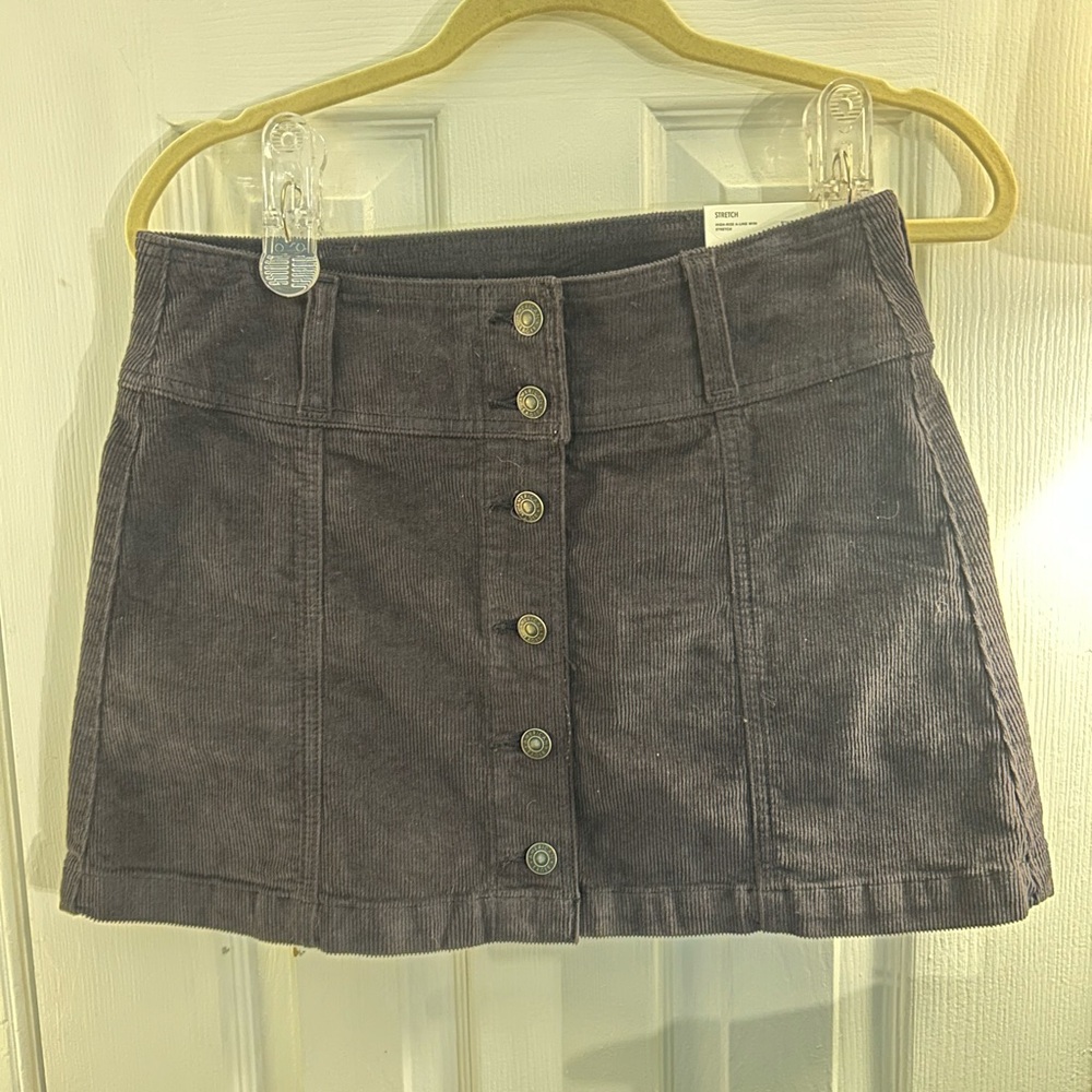 American Eagle Women's Corduroy Button-Front Skirt Size 4